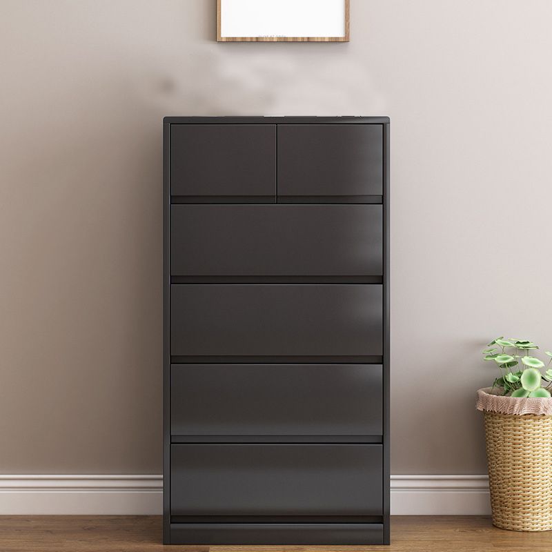 Rubberwood Accent Chest with Drawers 23.62" Long Contemporary Chest
