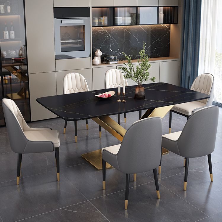 Dining Room Dinner Kitchen Table Pedestal Stone Dining Table