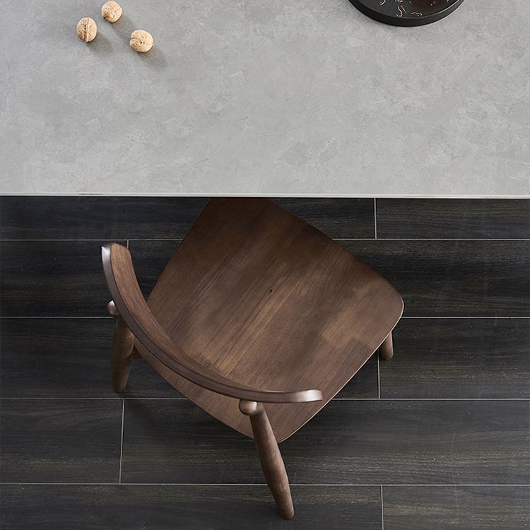 Standard Sintered Stone Dining Room Set with 4 Black Metallic Legs for Kitchen Furniture