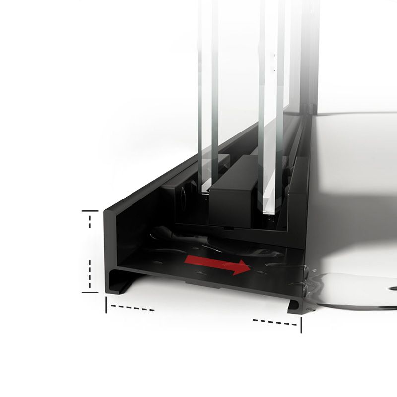 Semi Frameless Shower Bath Door Double Sliding Tempered Shower Door