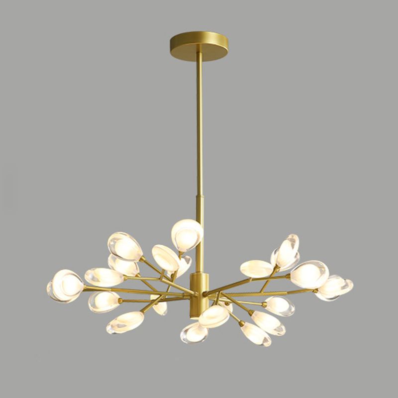 Sputnik Firefly Living Room LED Ceiling Lighting Acrylic Postmodern Chandelier Light Fixture