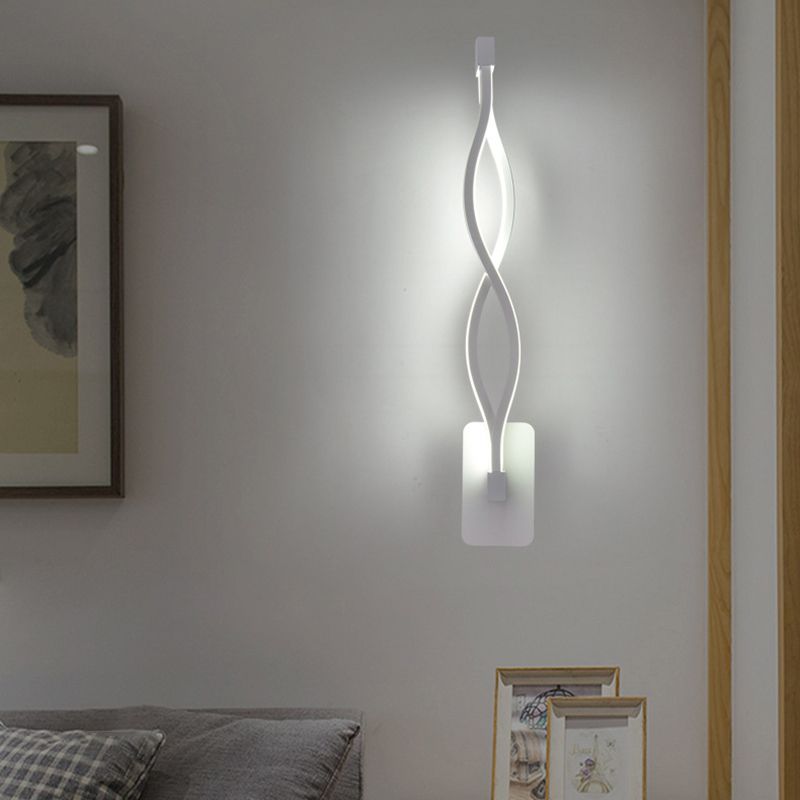 Modern Minimalist Style Linear Wall Mounted Light Fixture Acrylic Wall Sconces for Living Room