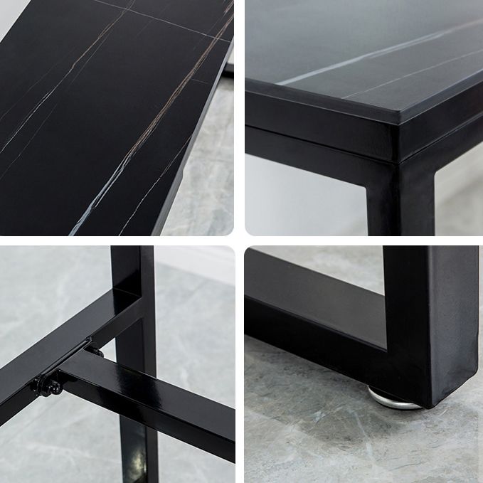 Glam Living Room Counter Set 1/2/3/4/7 Pieces Rectangle Trestle Bar Pub Table Set