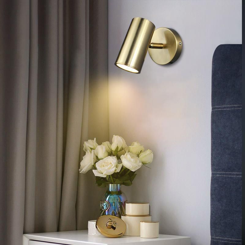 Half Cylinder 1-Light Reading Wall Light Modern Style Metal Wall Mount Light Fixture