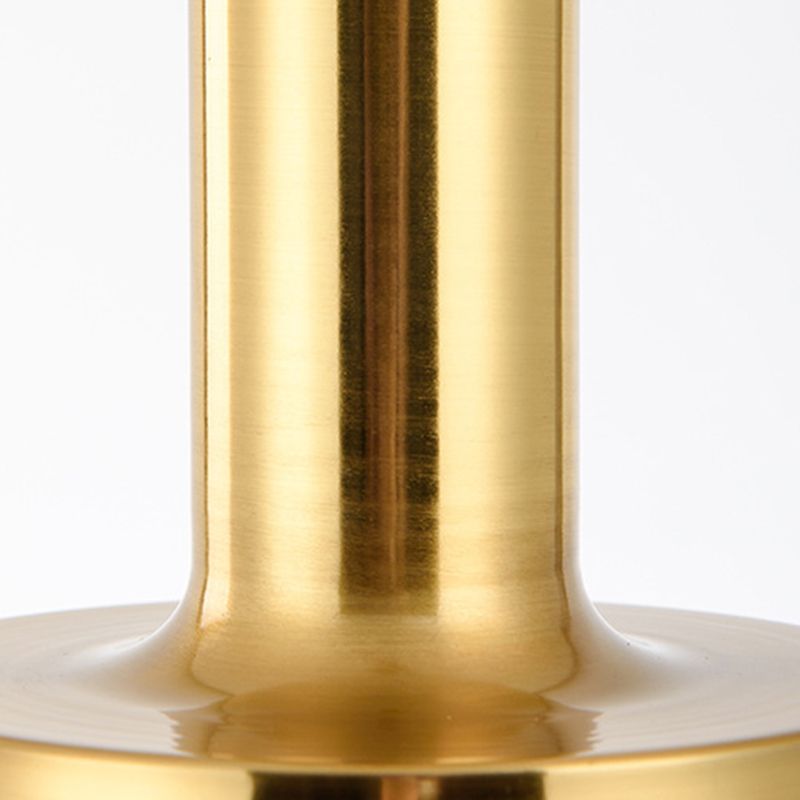 Lámpara de colgante de cilindro de hierro de luz de luz de un solo colgante moderno en oro en oro