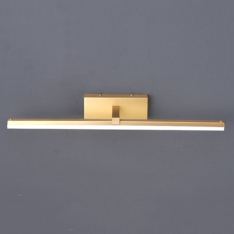 Modern Linear Vanity Sconce Lights Metal 1-Light Wall Lighting Fixture for Bathroom