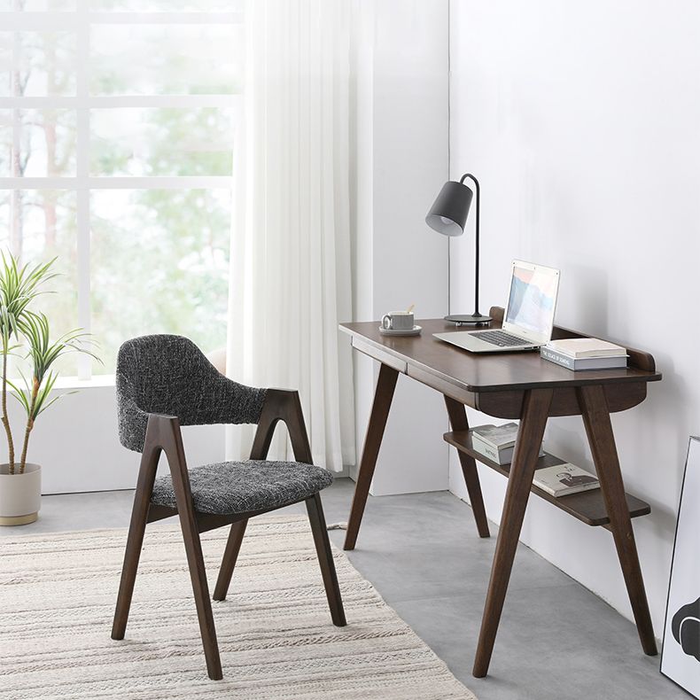 Modern Solid Wood Opening Back Dining Arm Chair Kitchen Dining Arm Chair