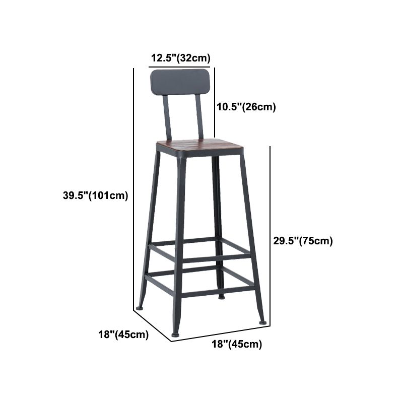 Industrial 1/3/4/5 Pieces Bar Table Set Square Pine Wood Counter Table for Cafe