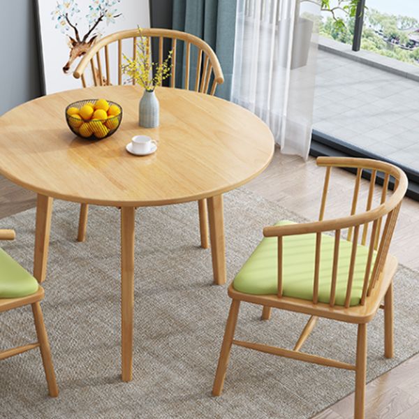 Eenvoud Ronde Eettafel Massief Houten Eetkamer Huismeubilair