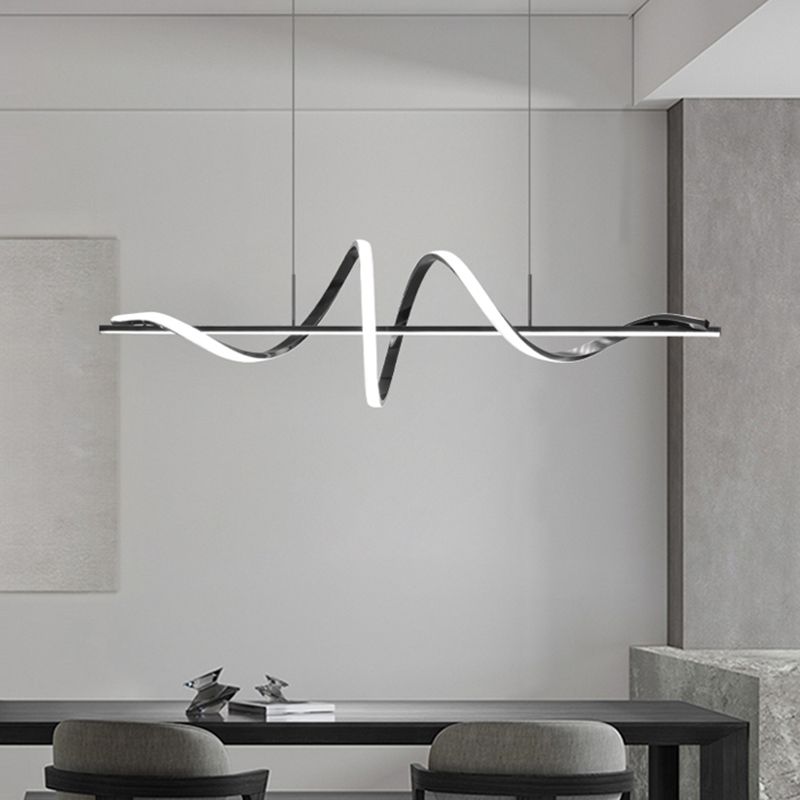 Modern Style Pendant Lighting Fixtures Black/Gold Island Lighting Ideas for Kitchen