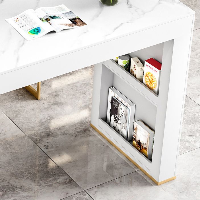 Modern Style Sintered Stone Table Dining Bar Counter Table for Kitchen