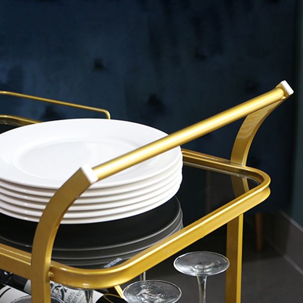 33.07" High Contemporary Rectangle Prep Table Rolling Metal Prep Table for Kitchen