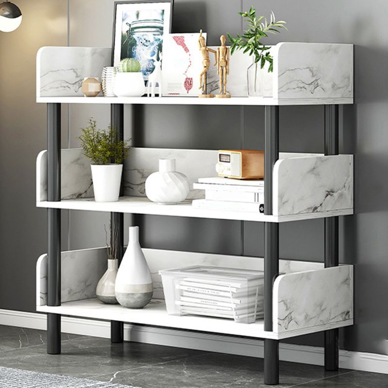 Engineered Wood Standard Bookshelf Open Back Bookcase with Shelves