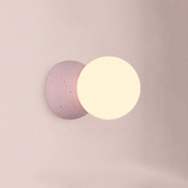 Nordic Style Vanity Lighting Ball Shape Wall Light Fixture for Bathroom