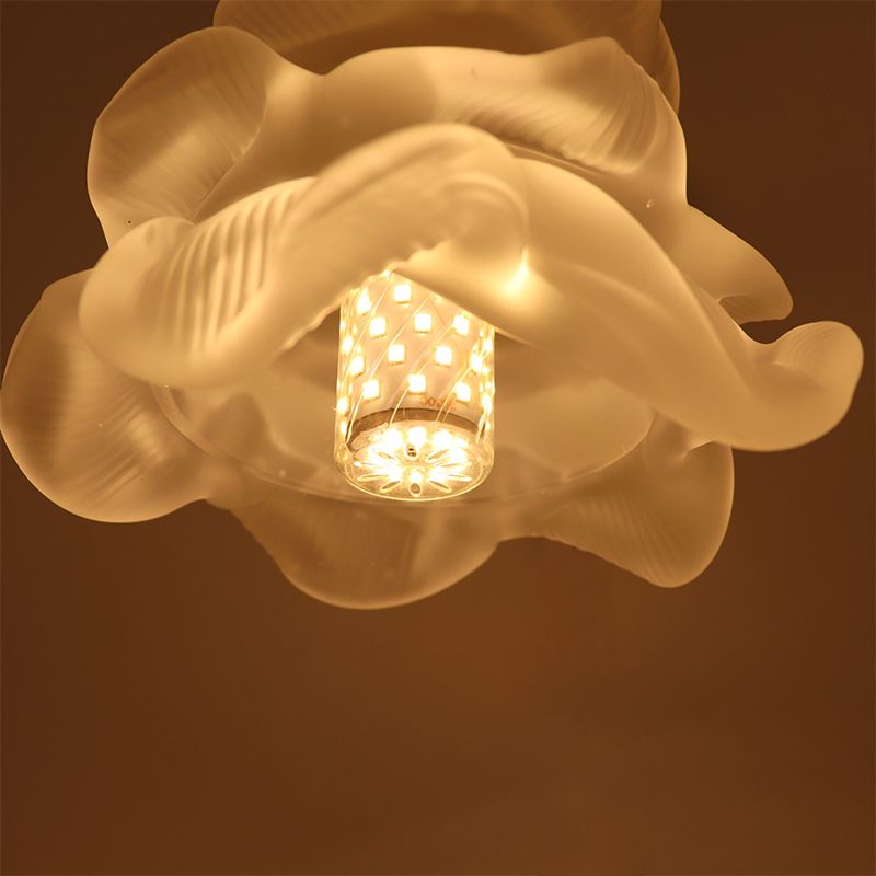 Modernism Glass Shaded Wall Light Golden Metal Lighting for Home