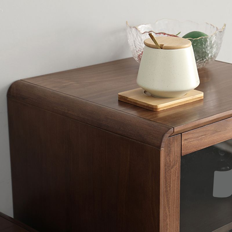 Glass 1 - Door and 1 - Drawer Accent Chest, Dover Wood Chest
