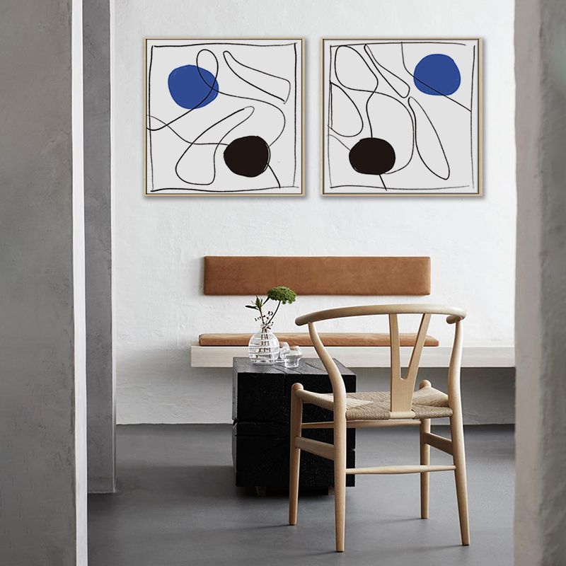 Toile d'art abstrait scandinave, couleur Pastel, décoration murale texturée pour salon