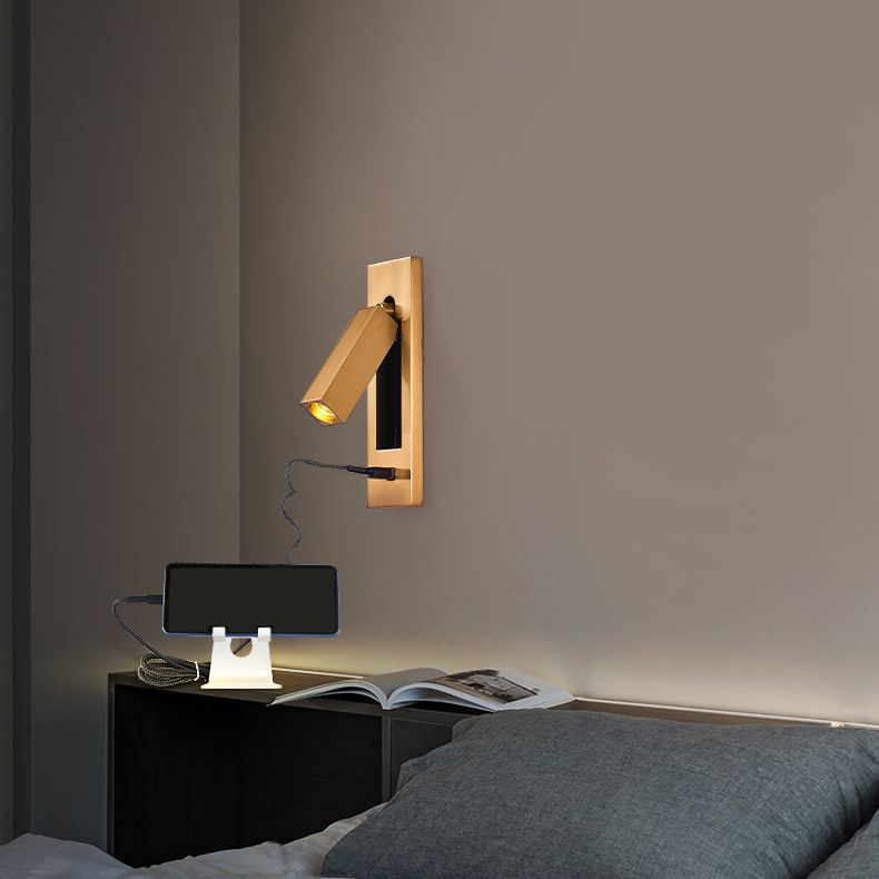 Modern Simplicity LED Wall Lamp Metal Reading Wall Light for Bedroom
