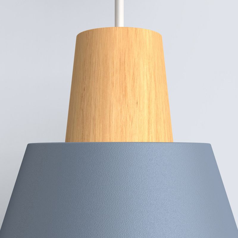 Macaron Style Wall Lamp Metal 1 Light Sconce Light for Bedroom