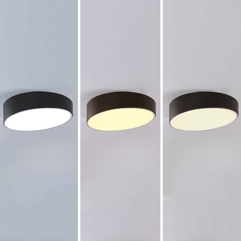 Modern Ceiling Light Fixtures with Acrylic Shade Ring LED Flush Ceiling Light Fixture