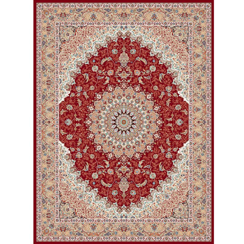 ROTEN TONE TRADING TOPPEL POLYESTER ZENTRISCHE Kreise Indoor Teppich Easy Care Teppich für Wohnzimmer