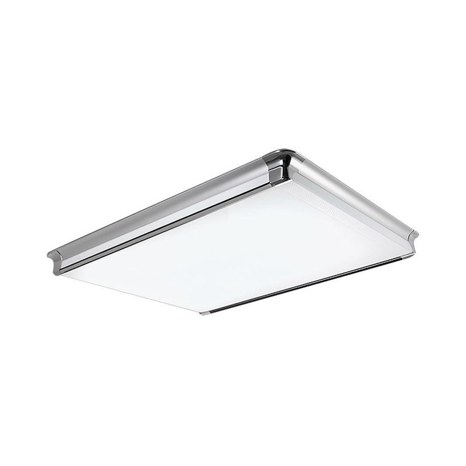 Rectangular Flush Ceiling Light Simplicity Acrylic 16.5"/24.5"/25.5" Wide LED Living Room Flushmount Lighting