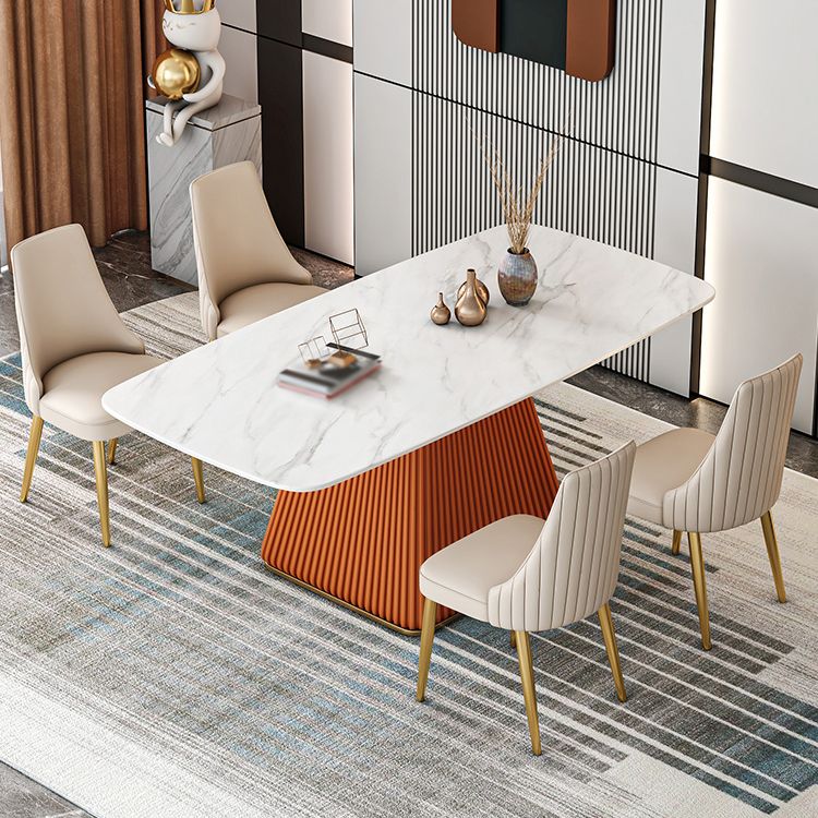 Nordic 1/2/5/7 Pieces Rectangle Dining Set Sintered Stone Dining Table Set