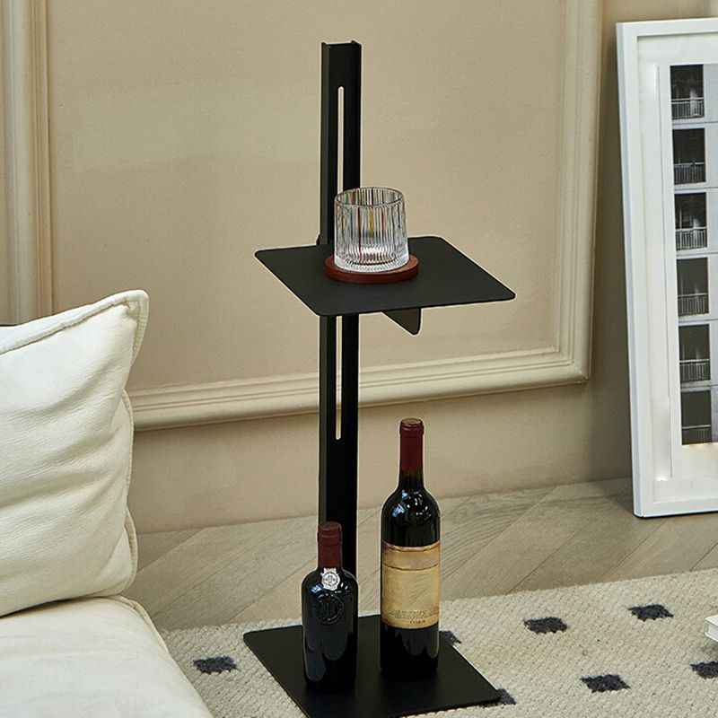 Modern  Adjustict Side End Table in Metal C Side Accent Side Table