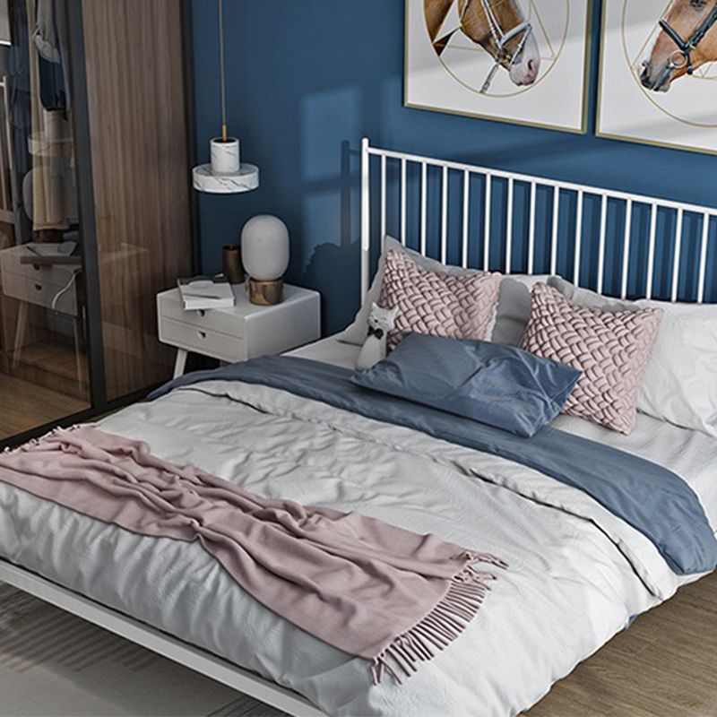 78-inch Metal Slat Bed Rectangular with Headboard,Modern King DayBed