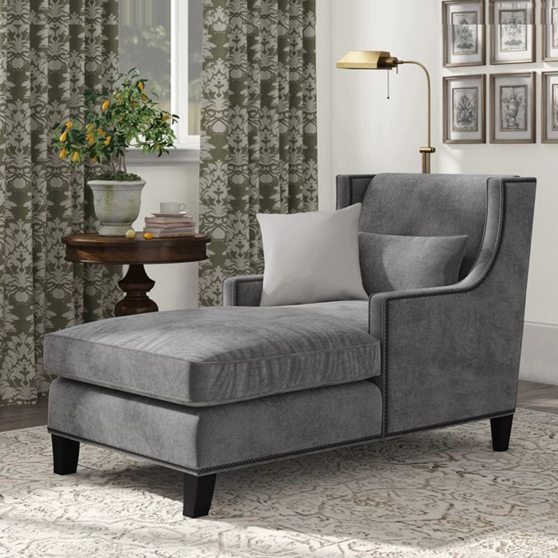 Modern Style Lounge Chair Solid Color Lounge Couch for Bedroom and Living Room