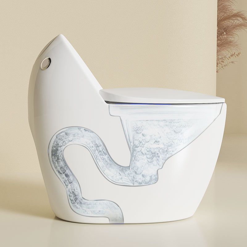 Floor Mounted Urine Toilet One Piece Toilet Modern Siphon Jet Toilet Bowl