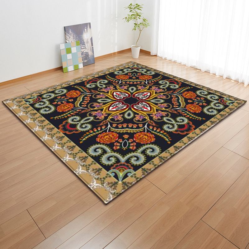 Tapis en brique de couleur marocaine Tapis d'intérieur synthétique Multi couleurs Tapis sans glissement de la zone amicale pour animaux de compagnie pour décoration
