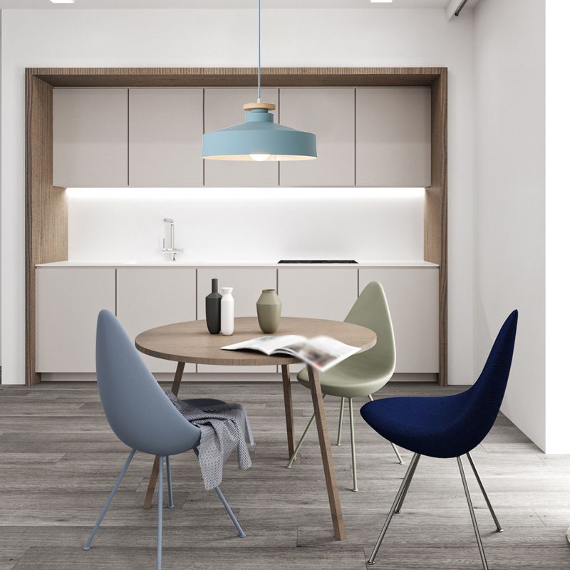 Couvre-pote Shape Hanging Lighting Modern Style Metal 1 Light Hanging Lamping for Dining Room