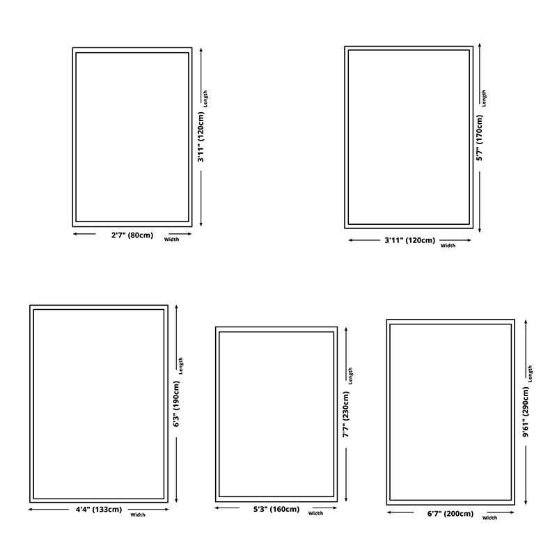 Alfombra de alfombra de alfombra de patrón tribal de mediados de siglo