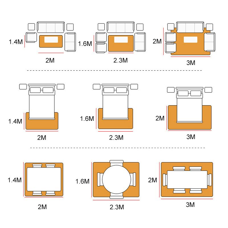 Hedendaags gebied Rug minimalistisch polyester tapijtvlekbestendig tapijt voor woonkamer