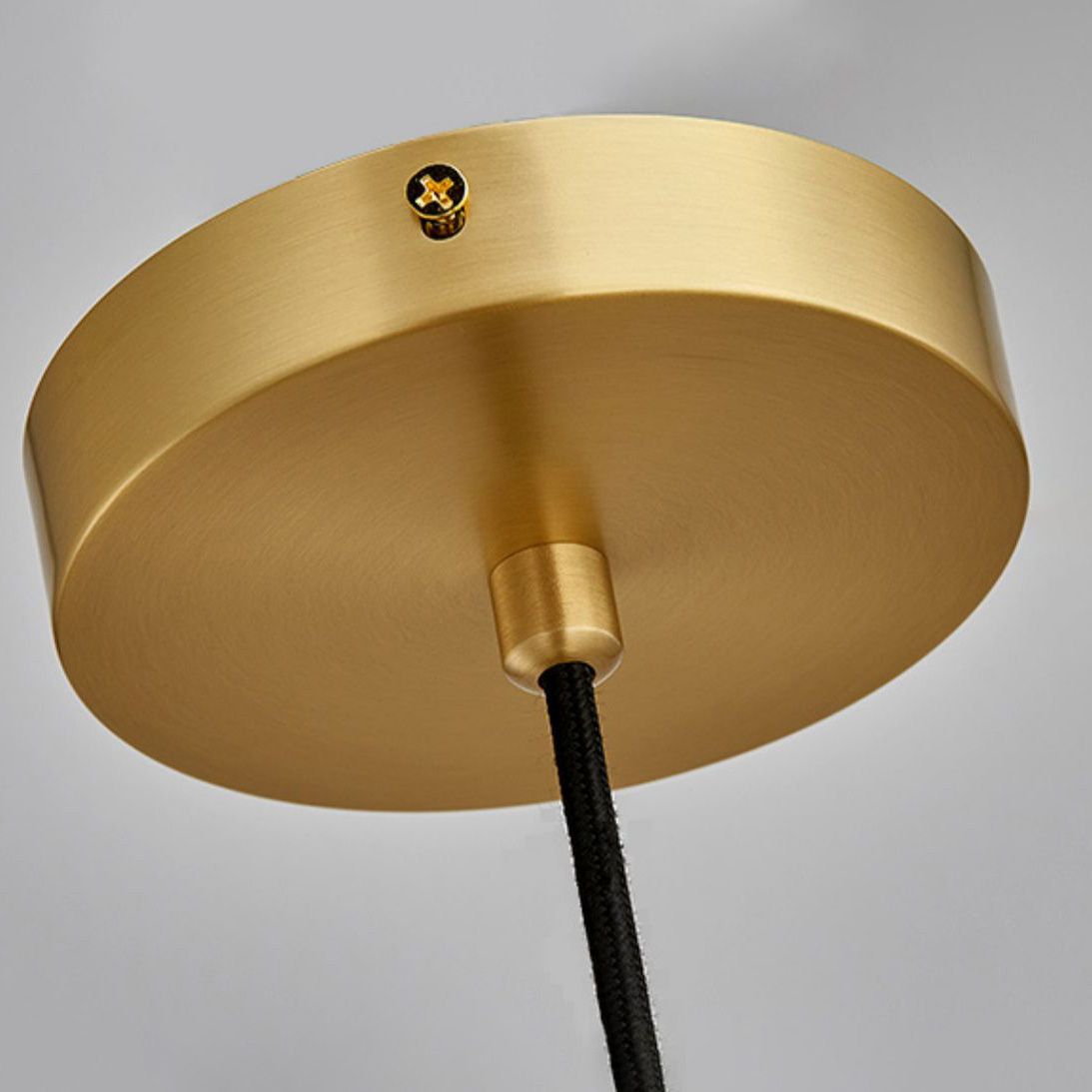 Plateau de luminaire en pierre simple style suspendu suspendu