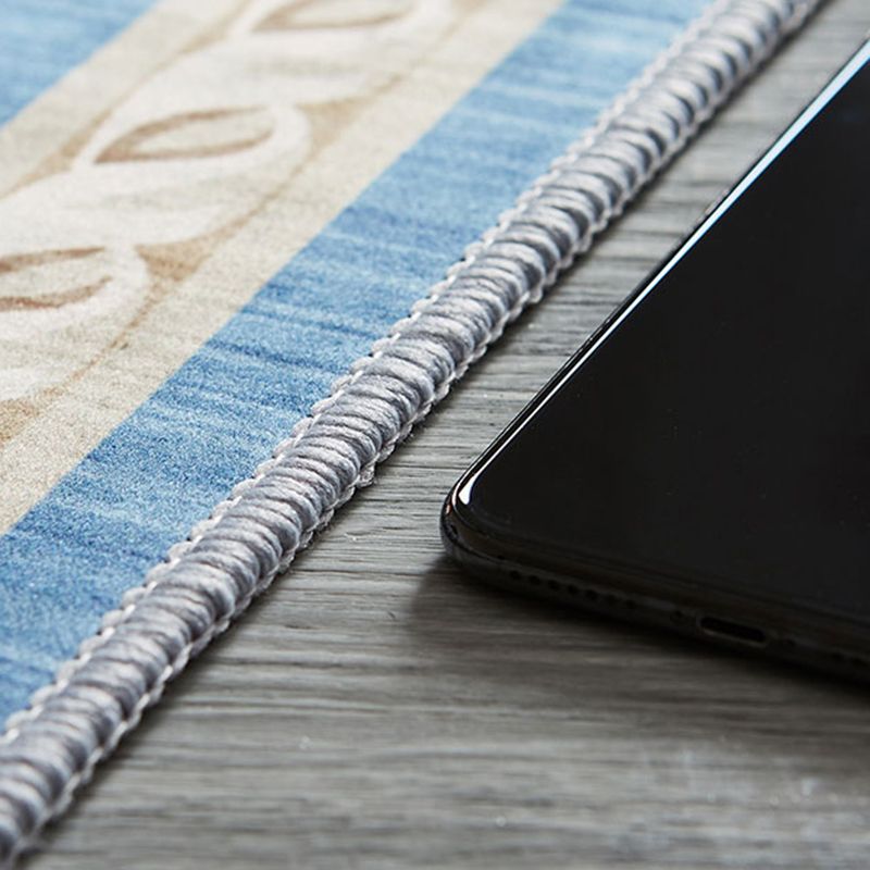 European Area Rug Classical Medallion Pattern Indoor Rug Washable Carpet with Non-Slip Backing