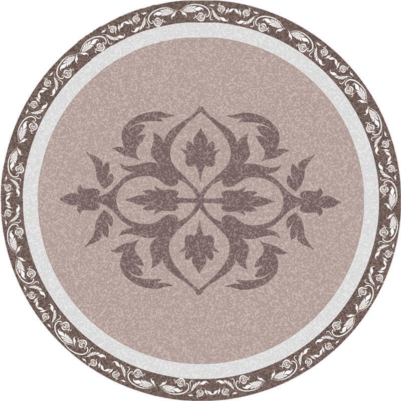 Moroccan Living Room Rug Multi-Color Flower Rug Polyester Machine Washable Stain Resistant Non-Slip Backing Area Carpet