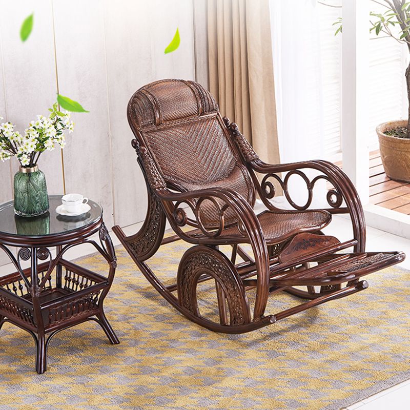 Mid Century Modern Recliner Chair Rattan/Wicker Recliner Chair