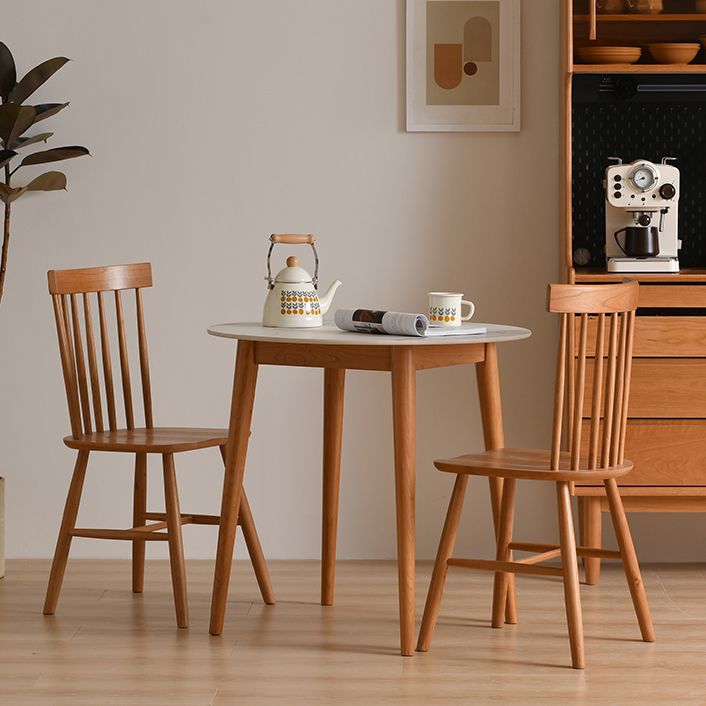 Modern 1/2/3/5 Pieces Dining Set Round Stone Dining Table for Dining Room