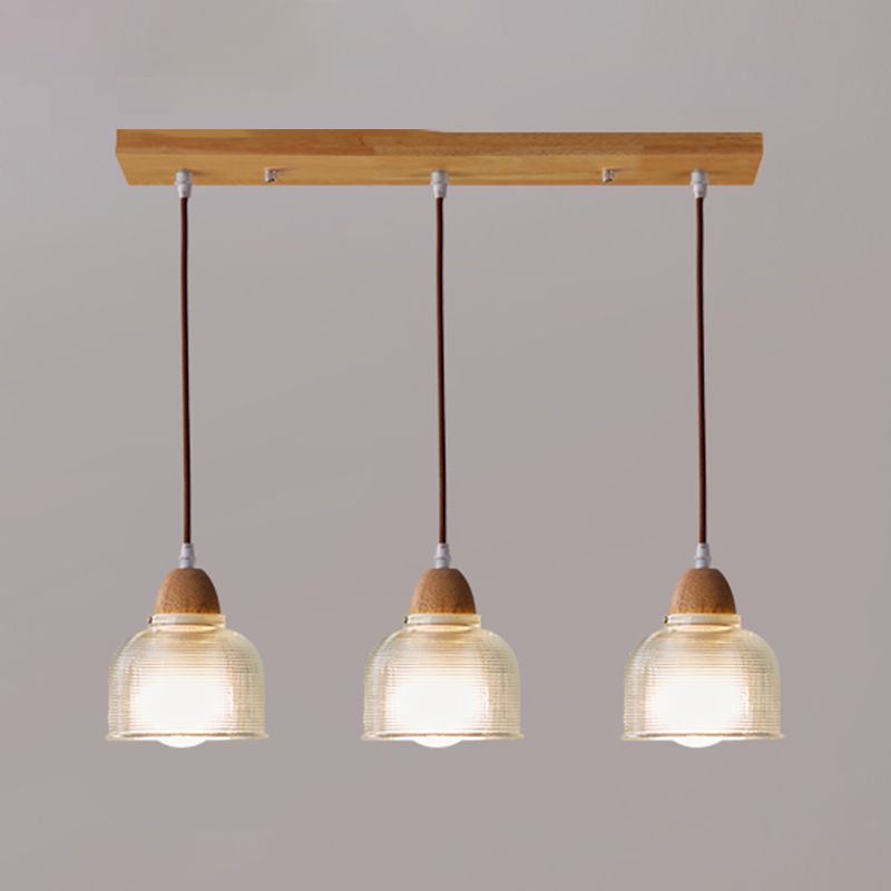 Estilo moderno Luz colgante Capacidad de iluminación de colgante de vidrio creativo para el comedor