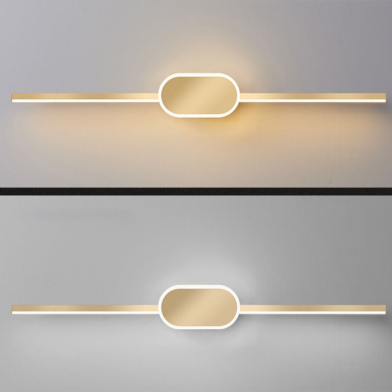 Moderne minimalistische stijl lineaire ijdelheid SCONCE Lights Metal Bar Light voor toilet
