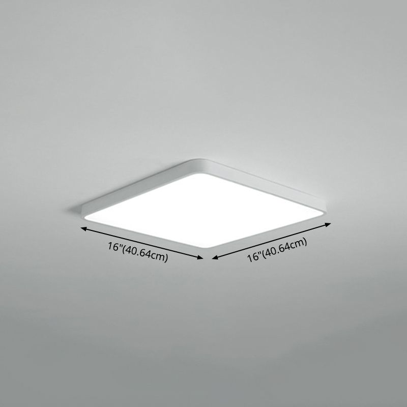 Geometrische Acryl-LED-Deckenleuchten im modernen Stil, 1-Licht-Unterputzlampen