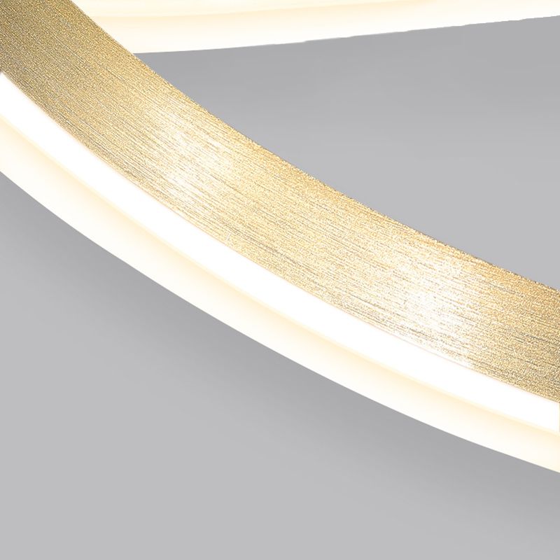 Modern Simple Style LED Hanging Chandelier Light for Living Room Dining Room Stairway