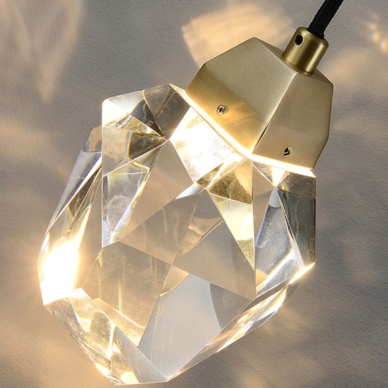 Multi-Faceted Sconce Wall Light Modern Luxury Style Crystal Sconces