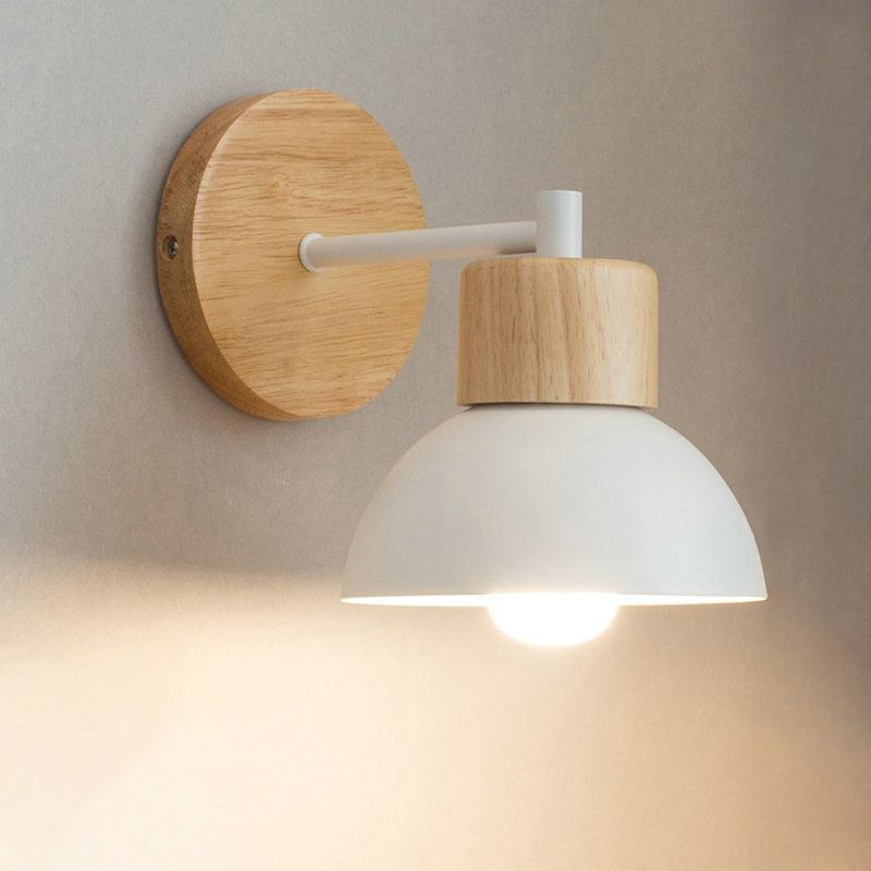 Binnen 1-bulb Down Light Wall Sconce Lighting, Simple SCONCE LIMMUTE MET HOUDEN TOP