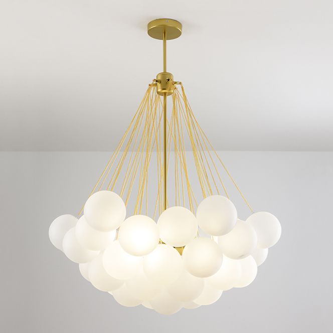 Lampade del lampadario in metallo moderno a 3 teste a 3 teste lampade a sospensione per soggiorno