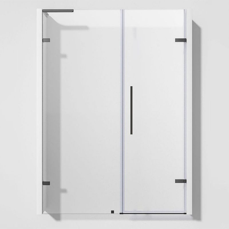 Frameless Hinged Shower Bath Door Transparent Glass Shower Screen