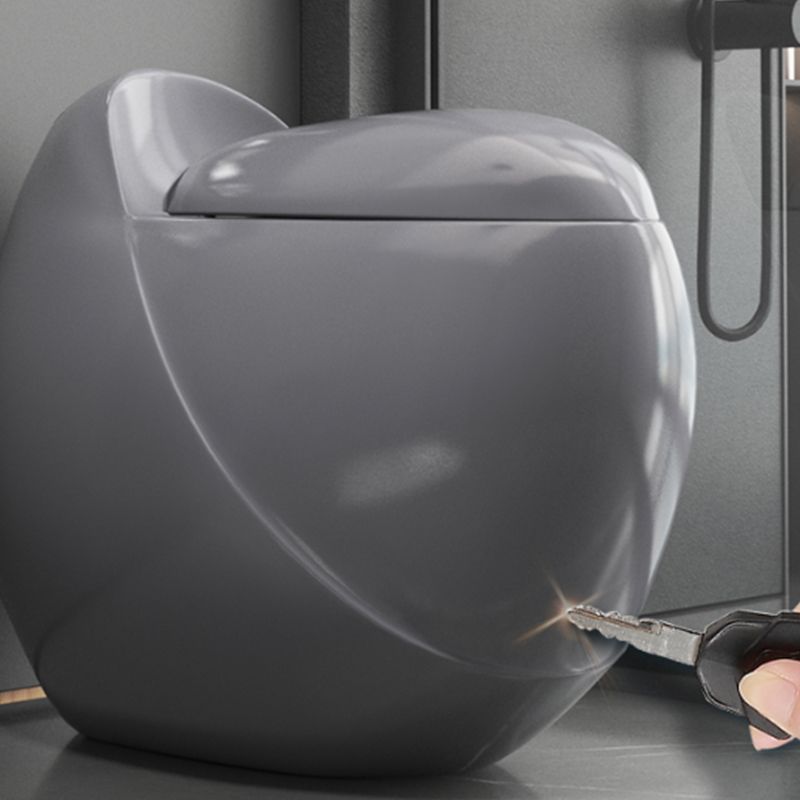 Contemporary Skirted Toilet Bowl One Piece Urine Toilet with Seat