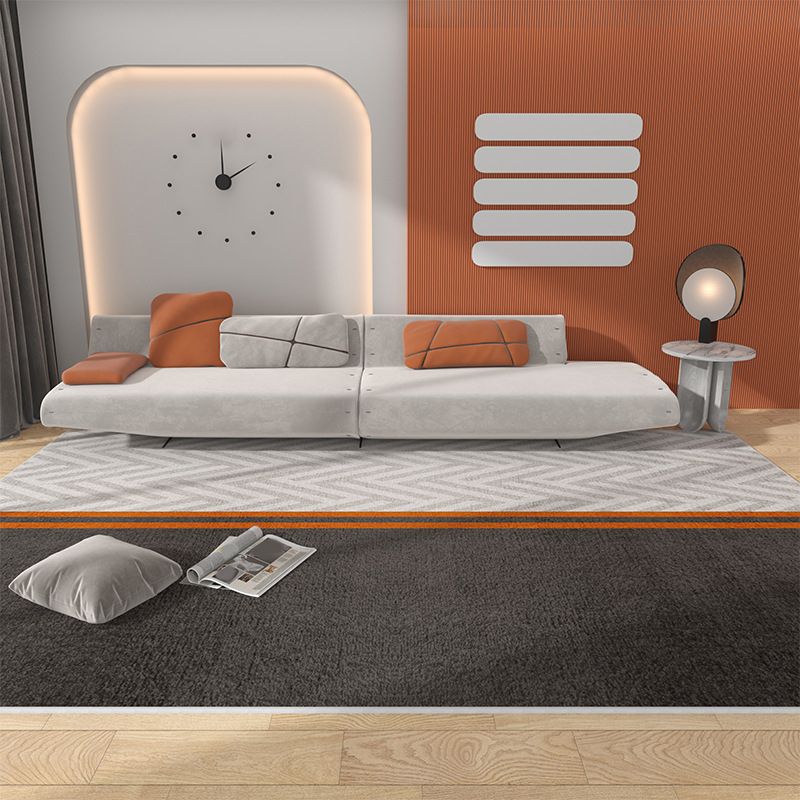 Nordic Pink Carpet Polyester Color Piece Area Carpet Washable Carpet for Living Room